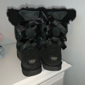 black bow tie UGG boots!!
